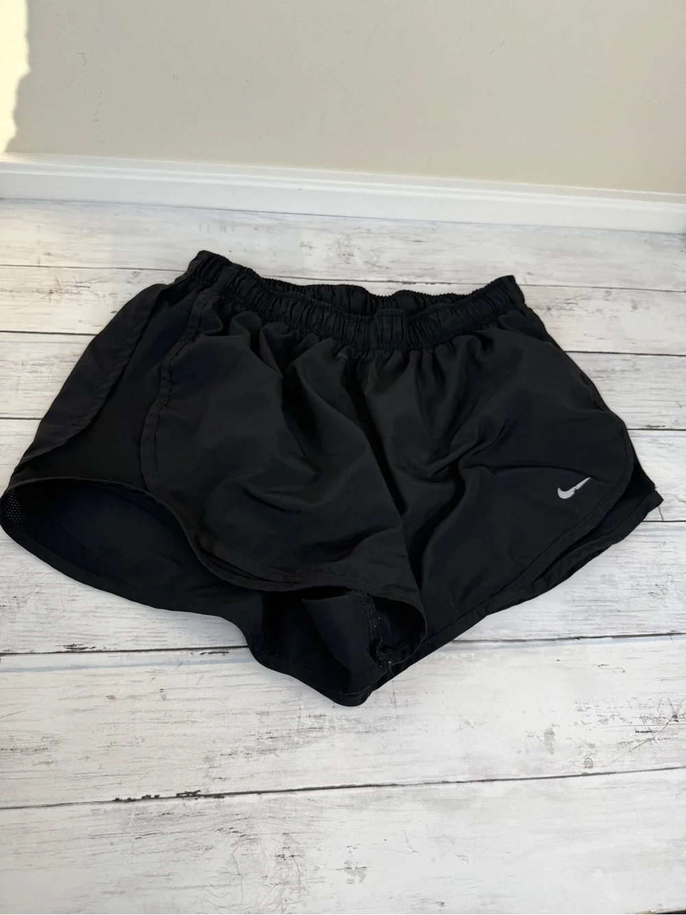 Nike Women’s Black Running Shorts with Reflective Swoosh